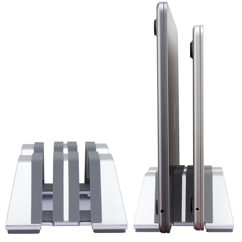 値下　 peak MULTI STAND調整可能多機能スタンド Amazon.co.jp: Psitek調節可能なデュアル垂直ラップトップスタンド - 2